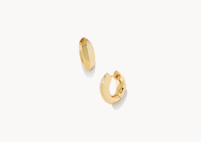 Kendra Scott Mikki Huggie Earrings-Earring,Earrings,Hoop Earrings,Jewelry,Kendra Scott,Post Earrings,Post Hoop Earrings,Women,women's-[option4]-[option5]-[option6]-Bella Bliss Boutique in Texas