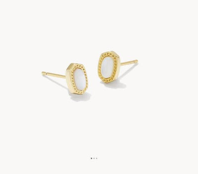 Kendra Scott Mini Ellie Studs-14k Gold,Earring,Earrings,gold,Jewelry,Kendra Scott,Mother of Pearl,Post Earrings,Women,women's-[option4]-[option5]-[option6]-Bella Bliss Boutique in Texas