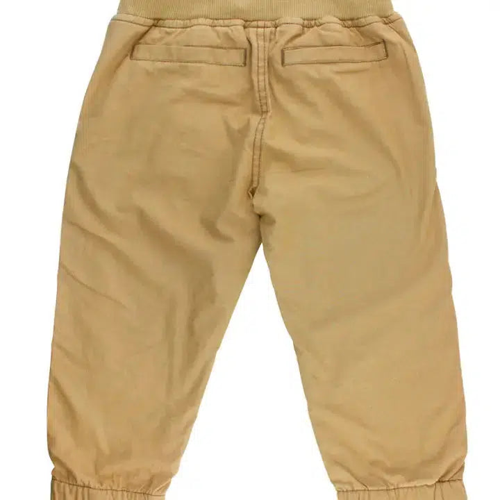 Khaki Chino Joggers-Bottoms, Children & Tweens, children's, Chino, clothing, Infant to 6, Joggers, Khaki-[option4]-[option5]-[option6]-Bella Bliss Boutique in Texas