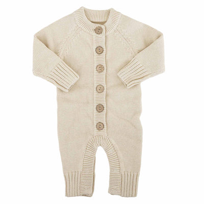 Knit Sweater Button Romper-Button Up,Caden Lane,Children & Tween,Children & Tweens,Infant to 6,Knit,newborn,Rompers,Sweater Romper,Unisex-NB-[option4]-[option5]-[option6]-Bella Bliss Boutique in Texas