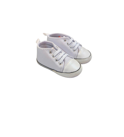 Lace Up Prewalker Sneaker - Size 3.5-Children & Tweens, children's, Infant to 6, Lace-Up, Pre-Walker, PreWalker, Shoes, Sneakers, White-[option4]-[option5]-[option6]-Bella Bliss Boutique in Texas