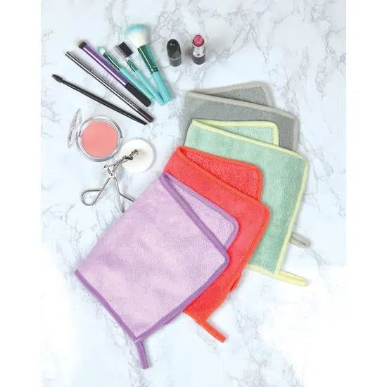 Lemon Lavender Make Up Removing Towel-Fleece, Gifts, Gifts for Her, Make Up, MakeUp, MakeUp Remover, MakeUp Removing Towel, Miscellaneous, Stocking Stuffer, Super Soft Fleece-Grey-[option4]-[option5]-[option6]-Bella Bliss Boutique in Texas