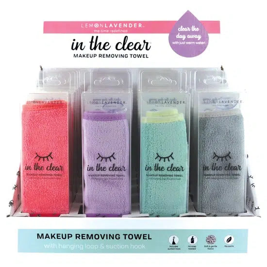 Lemon Lavender Make Up Removing Towel-Fleece, Gifts, Gifts for Her, Make Up, MakeUp, MakeUp Remover, MakeUp Removing Towel, Miscellaneous, Stocking Stuffer, Super Soft Fleece-[option4]-[option5]-[option6]-Bella Bliss Boutique in Texas