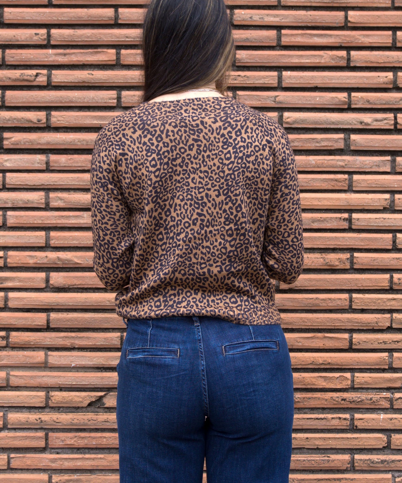 Leopard Print Lightweight Sweater-Animal Print,clothing,leopard,Leopard Print,Lightweight Sweater,Sweater,Sweaters,Top,Tops,Women,women's-[option4]-[option5]-[option6]-Bella Bliss Boutique in Texas