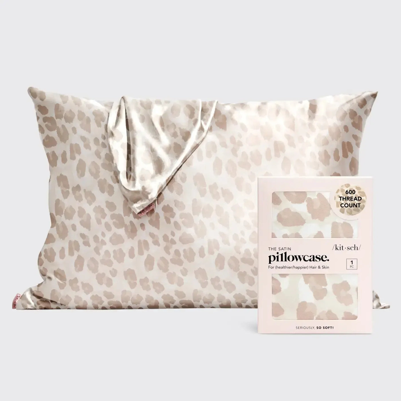 Leopard Satin Pillowcase-Animal Print,gift,Gifts,Gifts for Her,Leopard Print,Pillowcase,Satin,Satin Pillowcase,women's-[option4]-[option5]-[option6]-Bella Bliss Boutique in Texas