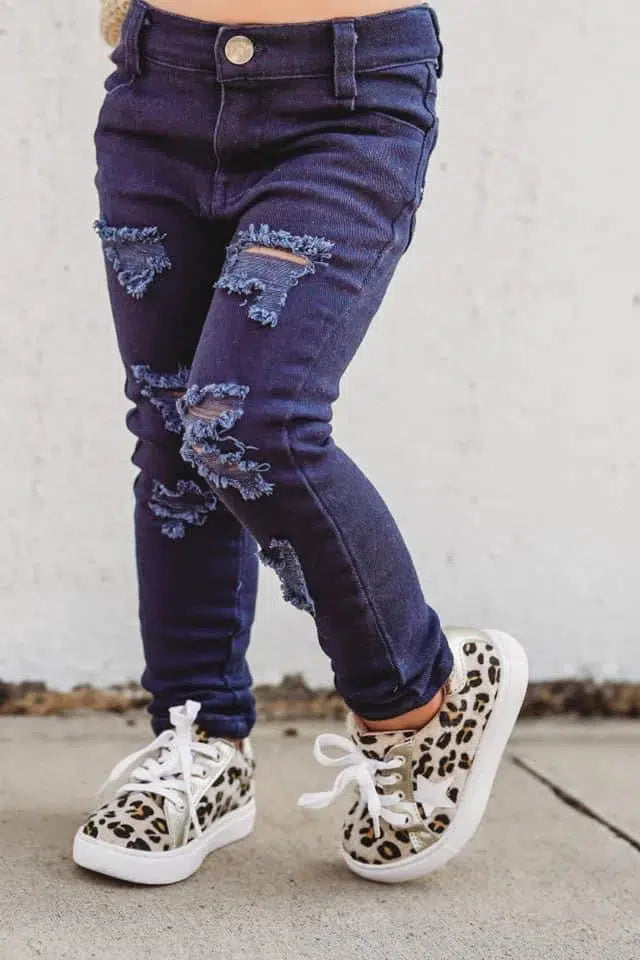 Leopard Star Sneakers-Animal Print, Children & Tweens, children's, Infant to 6, leopard, Leopard Print, Shoes, Sneakers, Star, Tweens 7-14-[option4]-[option5]-[option6]-Bella Bliss Boutique in Texas