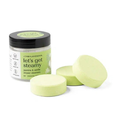 Let's Get Steamy Shower Steamers-Gifts,Jasmine & Vanilla,Lavender & Chamomile,Lemongrass & Citrus,Shower Steamers,Stocking Stuffer-Jasmine & Vanilla-[option4]-[option5]-[option6]-Bella Bliss Boutique in Texas