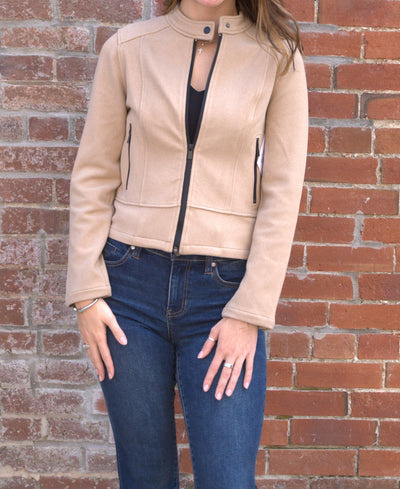 Liverpool Biker Jacket-Biker Jacket,Camel,clothing,jacket,Jackets,Outerwear,Women,women's-[option4]-[option5]-[option6]-Bella Bliss Boutique in Texas