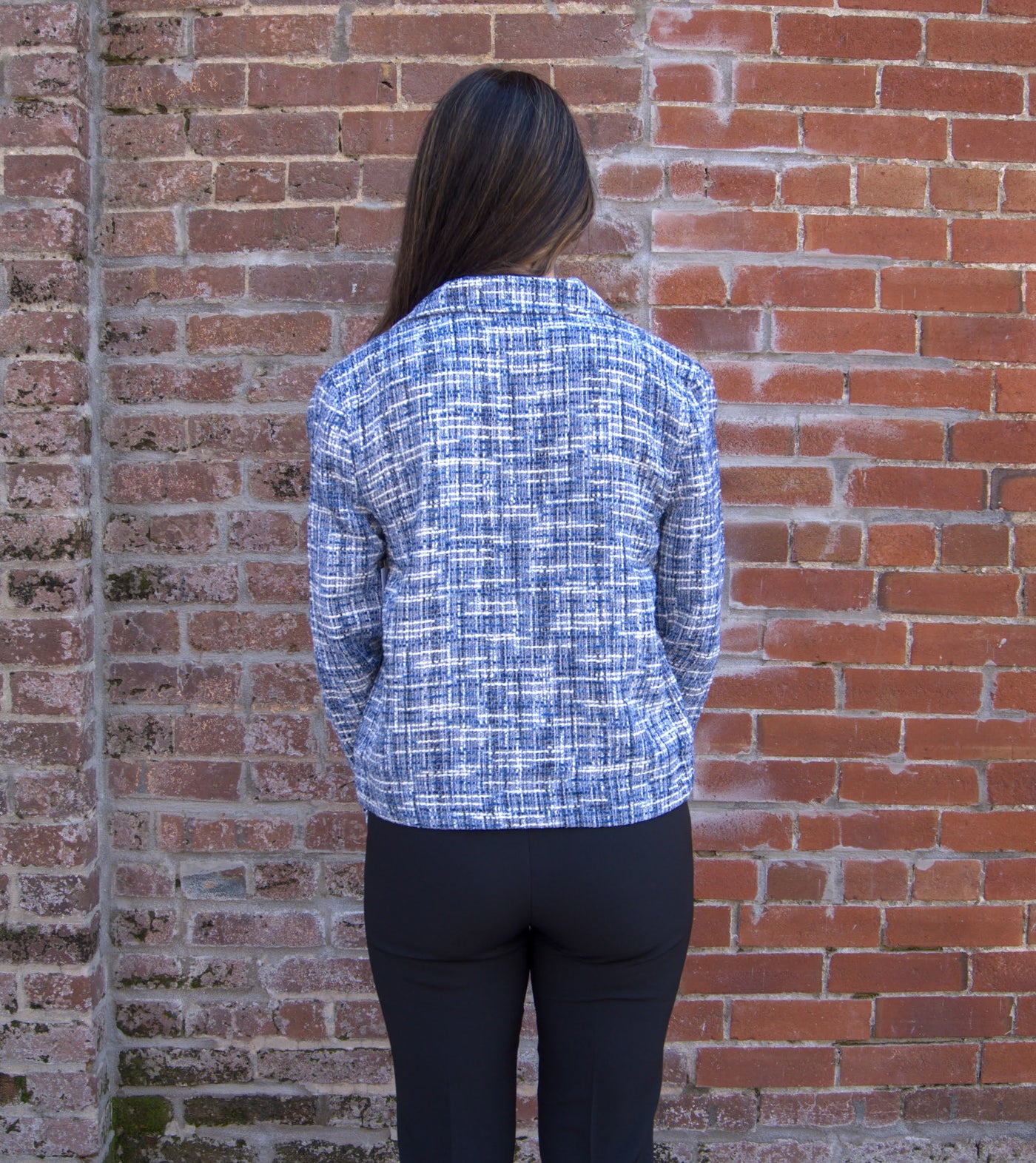 Liverpool Button Front Boxy Shacket-Blue,Button Detail,clothing,Coats & Jackets,Cropped,Liverpool,Outerwear,Relaxed Fit,Shacket,Tops,Women,women's-[option4]-[option5]-[option6]-Bella Bliss Boutique in Texas
