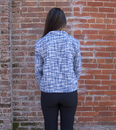 Liverpool Button Front Boxy Shacket-Blue,Button Detail,clothing,Coats & Jackets,Cropped,Liverpool,Outerwear,Relaxed Fit,Shacket,Tops,Women,women's-[option4]-[option5]-[option6]-Bella Bliss Boutique in Texas