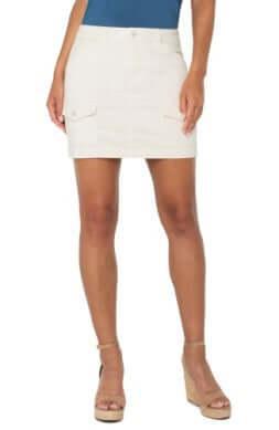 Liverpool Cargo Skort-Bone,Bottoms,Cargo,Cargo Skort,clothing,Skort,Women,women's-[option4]-[option5]-[option6]-Bella Bliss Boutique in Texas