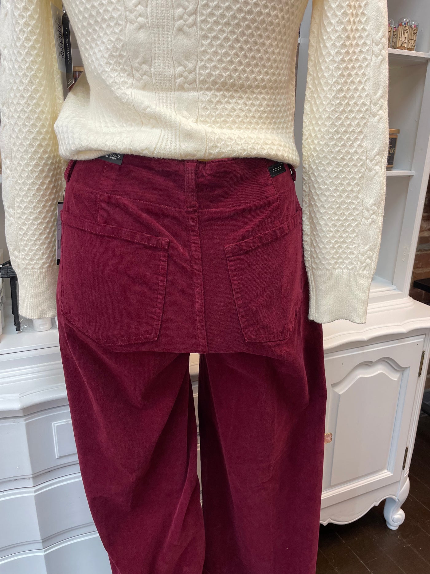 Liverpool Corduroy Wide Leg With Utility Pockets-Bottoms,clothing,denim,Flared Bottom,Liverpool,Mid Rise,Stretch,Trouser,Wide Leg,Women,women's-[option4]-[option5]-[option6]-Bella Bliss Boutique in Texas