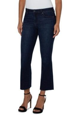 Liverpool Hannah Crop Flare w/Raw Hem-Bottoms,clothing,Crop,Crop Flare,Cropped,denim,Hannah,Jeans,Pants,Raw Hem,Sale,Walcott,Women,women's-4/27-[option4]-[option5]-[option6]-Bella Bliss Boutique in Texas
