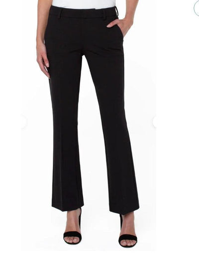 Liverpool Kelsey Knit Flare Trousers-Black,Bottoms,clothing,Curvy,Flare,Flared,Kelsey,Luxe Stretch,Pants,Sale,Women,women's,Woven-[option4]-[option5]-[option6]-Bella Bliss Boutique in Texas