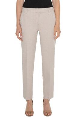 Liverpool Kelsey Knit Trousers-Black,Black/Tan,Bottoms,clothing,Kelsey,Knit Trousers,Lattice Plaid,Navy/Grey,Pants,plaid,Sale,Stone Tan,Tartan,Women,women's-Stone Tan-0/25-[option4]-[option5]-[option6]-Bella Bliss Boutique in Texas