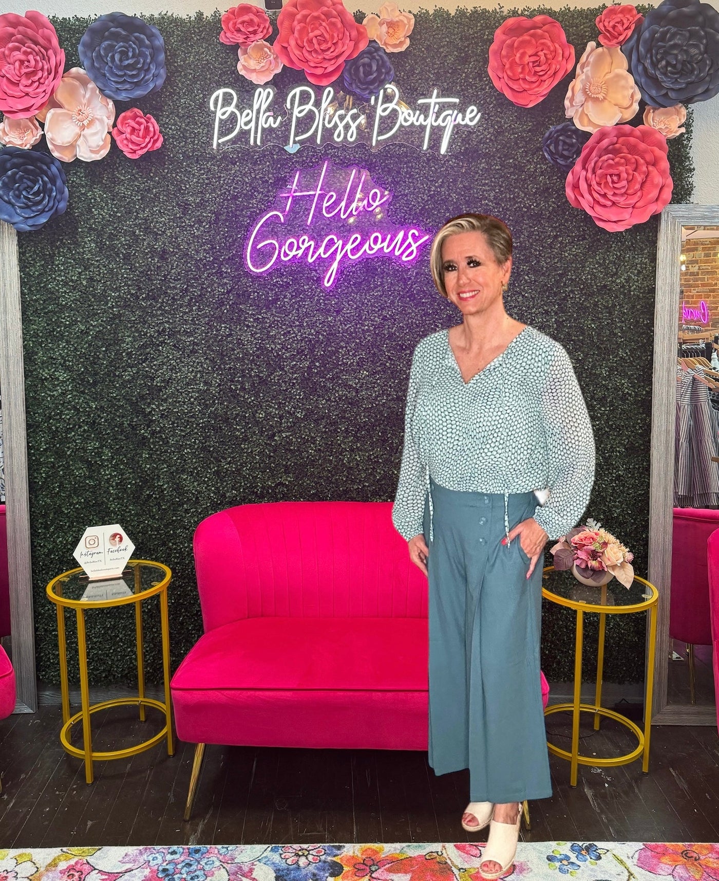 Liverpool Sailor Crop Wide Leg Pants-Bottoms,clothing,Crop,Crop Flare,Cropped,Hi-Rise,High Rise,Ocean Blue,Pants,Sailor,Wide Leg,women,women's-[option4]-[option5]-[option6]-Bella Bliss Boutique in Texas