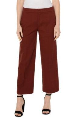 Liverpool Wide Leg Ankle Trousers-Ankle Trousers,Bottoms,Brunette,clothing,Curvy,Sale,Wide Leg,Women,women's-4/27-[option4]-[option5]-[option6]-Bella Bliss Boutique in Texas