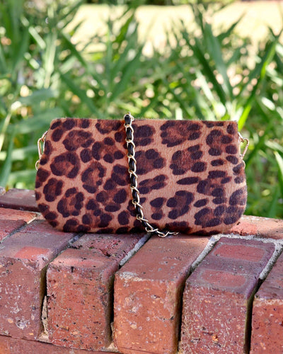 Livi Crossbody Spotted Saddle-Adjustable Straps,Animal Print,Caroline Hill,Clutch Purse,Detachable Straps,Gold Accents,Handbags,Purse,purses & bags,Purses & Wallets,women's-[option4]-[option5]-[option6]-Bella Bliss Boutique in Texas