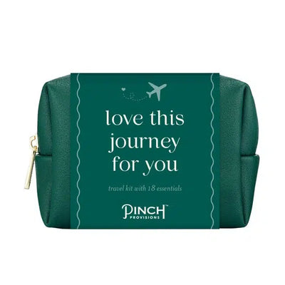 "Love This Journey" Travel Kit-Gifts, Miscellaneous, Pine, Stocking Stuffer, Travel Pouch, Vegan Leather-[option4]-[option5]-[option6]-Bella Bliss Boutique in Texas