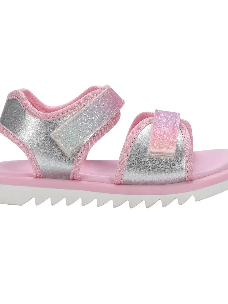 Lydia Silver Sandals-Children & Tweens, children's, Infant to 6, Pink, Sandal, Sandals, Shoes, Silver, Tween 7-14, Tweens 7-14-6c-[option4]-[option5]-[option6]-Bella Bliss Boutique in Texas