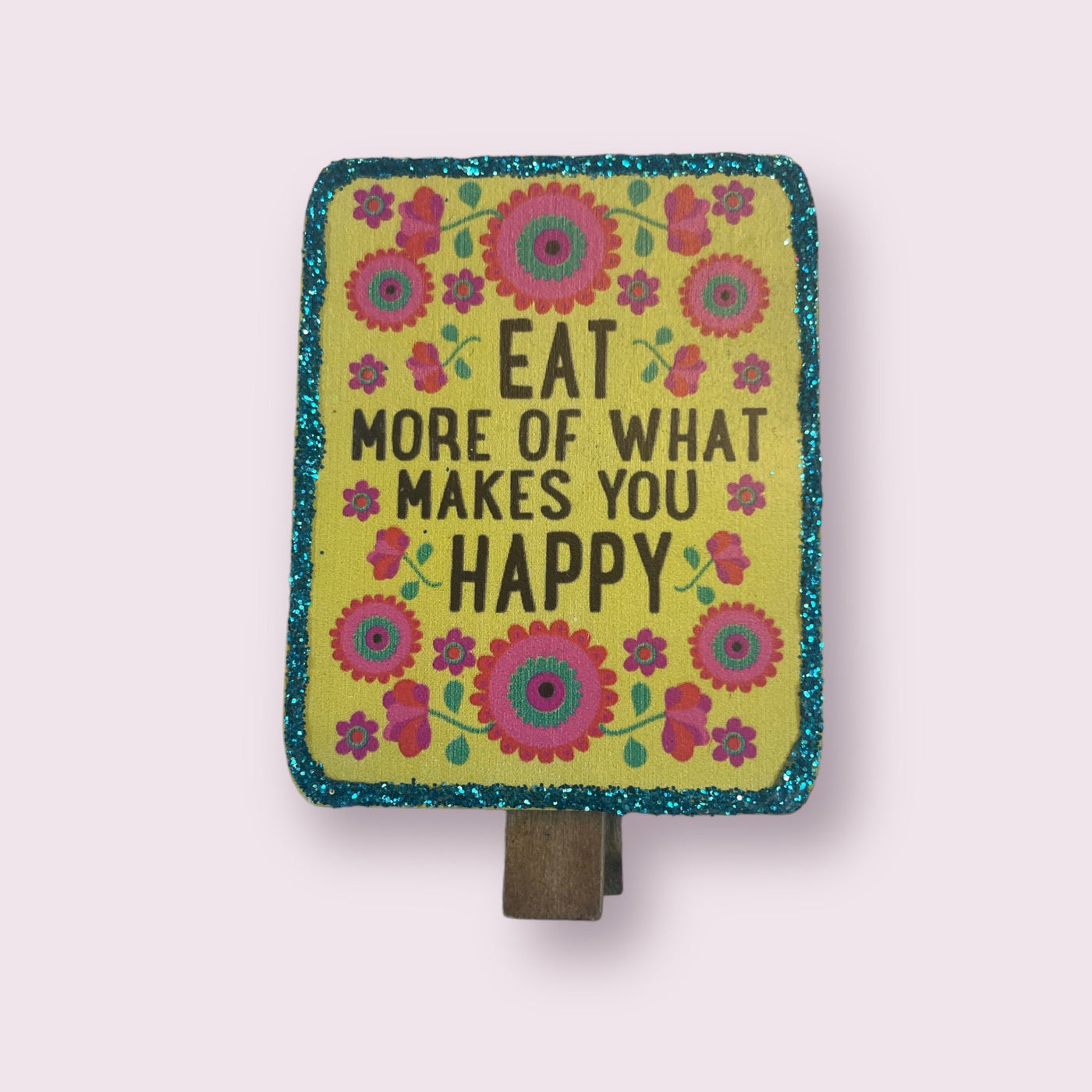 Magnet Clothes Pin Bag Clips-Chip Clips, Clothes Pin, Kitchen Storage, Magnet, Magnet Clip, Miscellaneous-Eat More of What Makes You Happy-[option4]-[option5]-[option6]-Bella Bliss Boutique in Texas