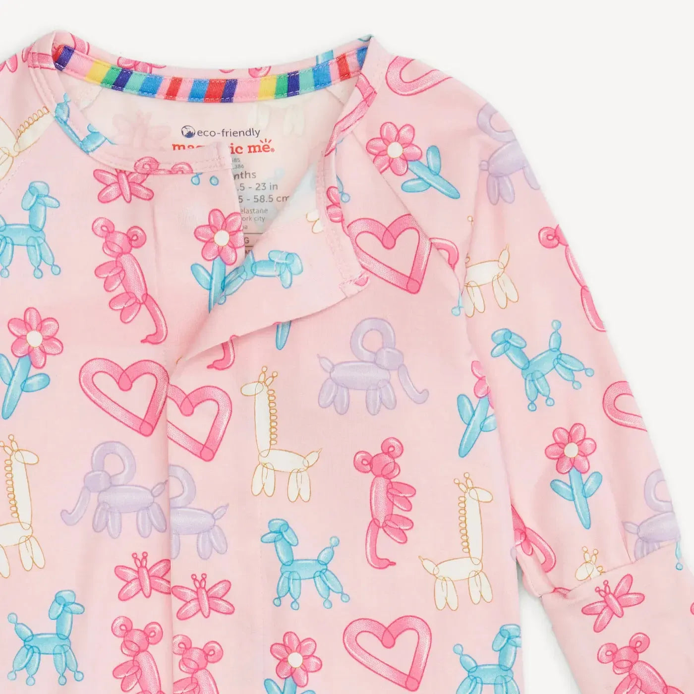 Magnetic Me Party Animal Convertible Coverall-Button Front,Children & Tweens,children's,Childrens/Tween,Glow in the Dark,Infant to 6,Jumpsuits & Rompers,Magnetic,Magnetic me,Rompers-[option4]-[option5]-[option6]-Bella Bliss Boutique in Texas