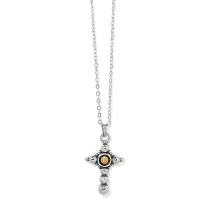 Majestic Nobel Cross Reversible Necklace-Brighton, Enamel, Jewelry, Majestic, necklace, necklaces, Nobel Cross, Two Tone-[option4]-[option5]-[option6]-Bella Bliss Boutique in Texas