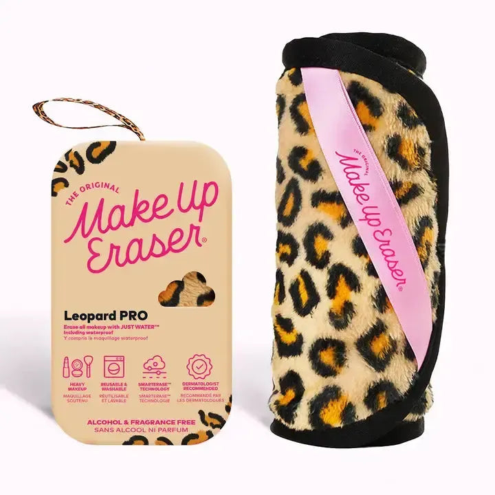 Makeup Eraser Leopard PRO-Gifts,Gifts for Her,leopard,Leopard Print,MakeUp Eraser,MakeUp Remover,MakeUp Removing Towel,Spa,Stocking Stuffer,Tween 7-14,Women,women's-[option4]-[option5]-[option6]-Bella Bliss Boutique in Texas
