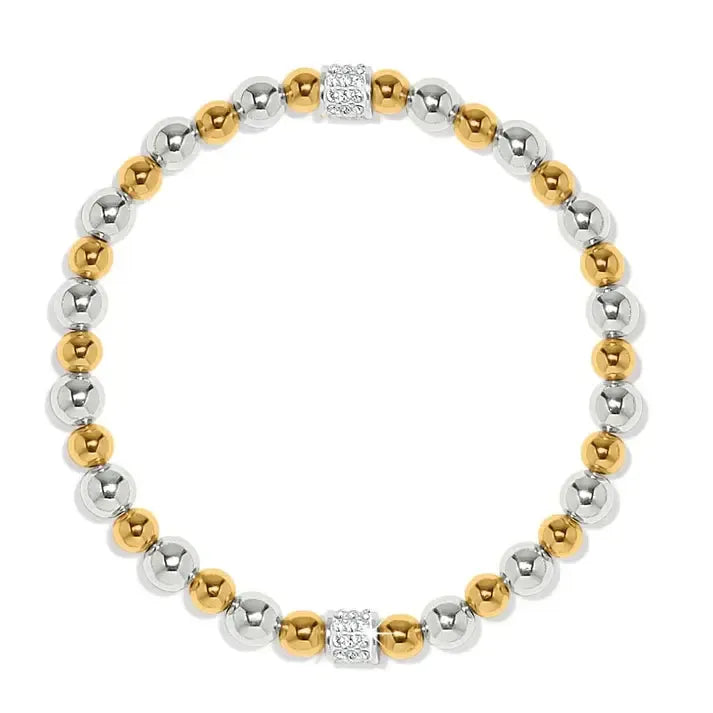 Meridian Petite Beaded Stretch Bracelet-Beaded,Bracelet,Bracelets,Crystal,Meridian,Meridian Petite,Stretch Bracelet-Gold/Silver-[option4]-[option5]-[option6]-Bella Bliss Boutique in Texas