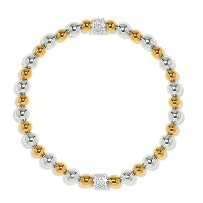 Meridian Petite Beaded Stretch Bracelet-Beaded,Bracelet,Bracelets,Crystal,Meridian,Meridian Petite,Stretch Bracelet-Gold/Silver-[option4]-[option5]-[option6]-Bella Bliss Boutique in Texas