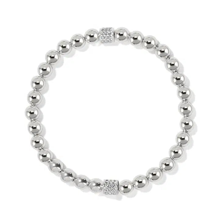 Meridian Petite Beaded Stretch Bracelet-Beaded,Bracelet,Bracelets,Crystal,Meridian,Meridian Petite,Stretch Bracelet-Silver-[option4]-[option5]-[option6]-Bella Bliss Boutique in Texas