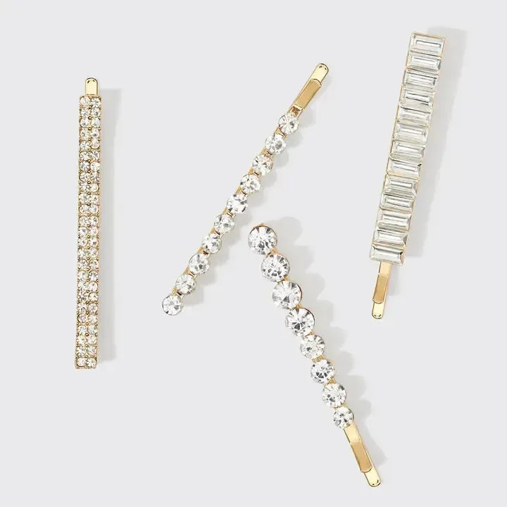 Metal Rhinestone Assorted Bobby Pins-Accessories,Bobby Pins,gold,Hair Accessories,Metal Rhinestone,Rhinestone-[option4]-[option5]-[option6]-Bella Bliss Boutique in Texas