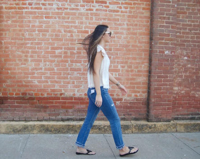 Mid-Rise Straight Jeans-Bottoms,clothing,denim,Dumbfounding,Jeans,Mid-Rise,Slightly Distressed,Straight Jeans,Straight Leg,Women,women's-[option4]-[option5]-[option6]-Bella Bliss Boutique in Texas