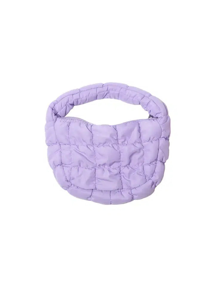 Mini Quilted Nylon Purse-Children & Tweens, children's, children's Accessories, Handbags, Infant to 6, Mini, Mini Purse, Purse, purses & bags, Purses & Wallets, Quilted, Quilted Nylon, Tweens 7-14-Lavender-[option4]-[option5]-[option6]-Bella Bliss Boutique in Texas