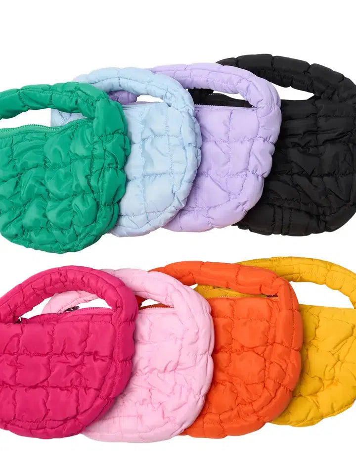 Mini Quilted Nylon Purse-Children & Tweens,children's,children's Accessories,Handbags,Infant to 6,Mini,Mini Purse,Purse,purses & bags,Purses & Wallets,Quilted,Quilted Nylon,Tweens 7-14-[option4]-[option5]-[option6]-Bella Bliss Boutique in Texas