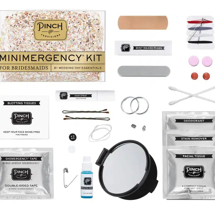 Minimergency Kit for Bridesmaids-Accessories, Bridesmaids, Gift Sets, Gifts, Minimergency Kit, Pink Diamond, Women, women's-[option4]-[option5]-[option6]-Bella Bliss Boutique in Texas