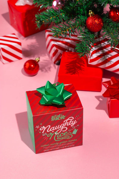 Naughty or Nice Holiday Glitter Bomb Set-Christmas,Drink Mixes,gift,Gifts,Gifts for Her,Gifts for Him,glitter bomb,holiday-[option4]-[option5]-[option6]-Bella Bliss Boutique in Texas