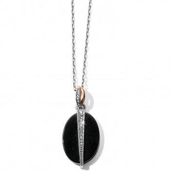 Neptune's Rings Oval Black Agate Necklace-Black Agate, Brighton, Jewelry, necklace, necklaces, Neptune's Rings, Oval, Pendant Necklace-[option4]-[option5]-[option6]-Bella Bliss Boutique in Texas