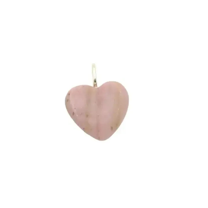 Palm Beach Stone Heart Charm-Charm,Charm Bar,Charms,Jewelry,Palm Beach,Stone Heart,Stone Heart Charm,Tea Rose Pink-[option4]-[option5]-[option6]-Bella Bliss Boutique in Texas
