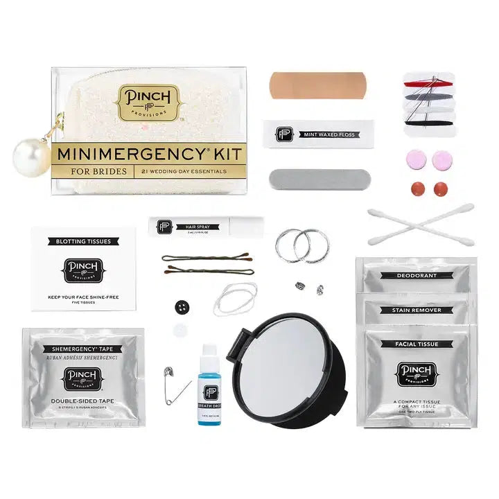 Pearl Minimergency Kit for Brides-Brides, Gift Sets, Gifts, Gifts for Her, Minimergency Kit, misc, Miscellaneous, Pearl-[option4]-[option5]-[option6]-Bella Bliss Boutique in Texas