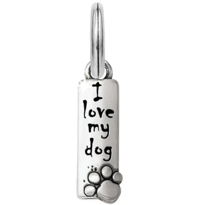 Pensieri Dog Charm-Brighton,Charm,Charms,Dog Charm,Dogs,I Love My Dog,I Love My Dog Charm,Jewelry,Pensieri-[option4]-[option5]-[option6]-Bella Bliss Boutique in Texas