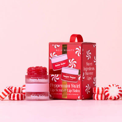 Peppermint Swirl Lip Treatment Holiday Ornament Gift Set-Gifts,Gifts for Her,holiday,Lip Balm,Spa,Women,women's-[option4]-[option5]-[option6]-Bella Bliss Boutique in Texas