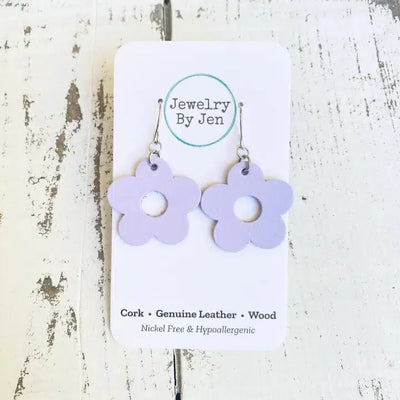 Petite Flower Earrings-blush,Dangle Earrings,Earring,Earrings,Flower,French Wire Earrings,Fuchsia,Jewelry,Lilac,Petite Flower,purple,Turquoise,White-[option4]-[option5]-[option6]-Bella Bliss Boutique in Texas