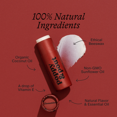 Poppy and Pout Cinnamint Lip Balm-Chidren & Tween,Children & Tween,Children & Tweens,gift,Gifts,Gifts for Her,Lip Balm,lip care,poppy & pout,Spa,Teacher Gifts,Women,women's-[option4]-[option5]-[option6]-Bella Bliss Boutique in Texas