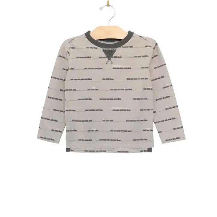 Porpoise Trains Patch Tee-Children & Tweens,children's,clothing,Grey,Infant to 6,Patch Tee,Porpoise Trains,Top,Tops-[option4]-[option5]-[option6]-Bella Bliss Boutique in Texas