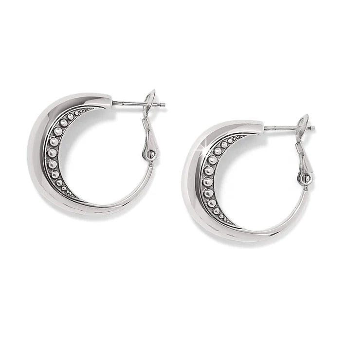 Pretty Tough Arch Hoop Earrings-Brighton, Earring, Earrings, Hoop Earrings, Jewelry, Leverback Earrings, Post Earrings, Post Hoop Earrings, Pretty Tough-[option4]-[option5]-[option6]-Bella Bliss Boutique in Texas