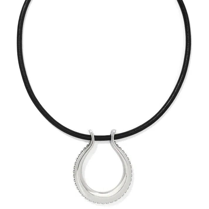 Pretty Tough Arch Leather Necklace-Brighton, Jewelry, Leather Necklace, necklace, necklaces, Pendant Necklace, Pretty Tough Arch-[option4]-[option5]-[option6]-Bella Bliss Boutique in Texas