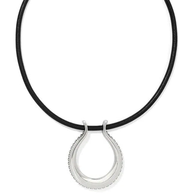 Pretty Tough Arch Leather Necklace-Brighton, Jewelry, Leather Necklace, necklace, necklaces, Pendant Necklace, Pretty Tough Arch-[option4]-[option5]-[option6]-Bella Bliss Boutique in Texas