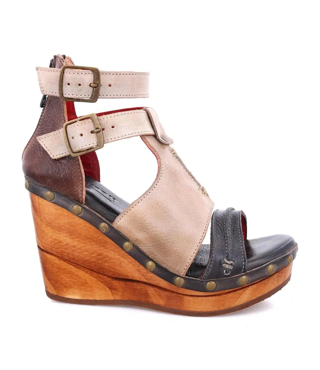 Princess Sandal-Heel Sandal, Princess, Rustic, Sandal, Sandals, Shoes, Starry Night, Starry Night Rustic, Wedge, Women, women's, Wooden Wedge-6.5-[option4]-[option5]-[option6]-Bella Bliss Boutique in Texas