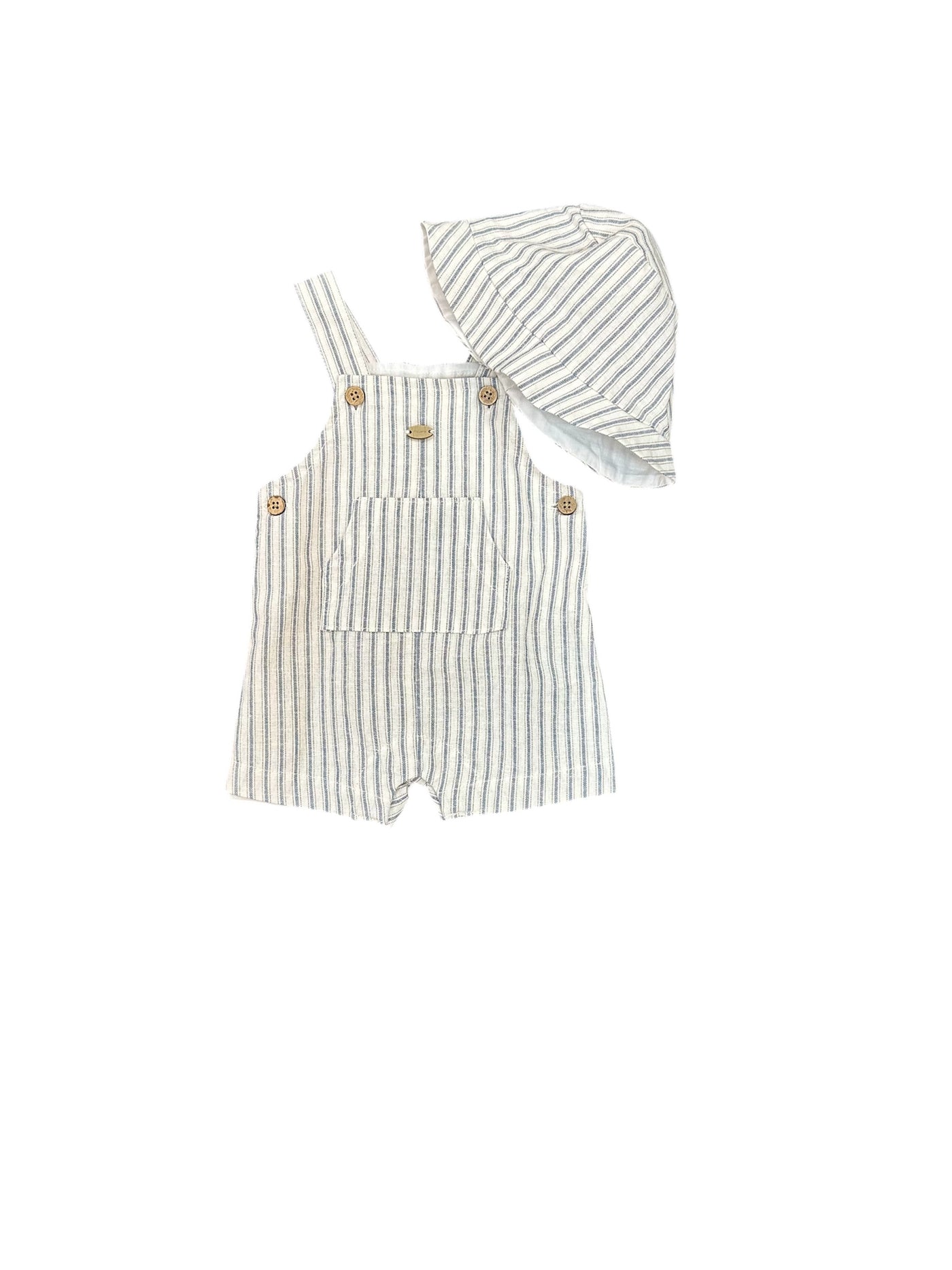 Printed Romper w/Hat-Children & Tweens,children's,clothing,Hats,Infant to 6,Jumpsuits & Rompers,Matching Hat,Natural,Printed,romper,Rompers-[option4]-[option5]-[option6]-Bella Bliss Boutique in Texas